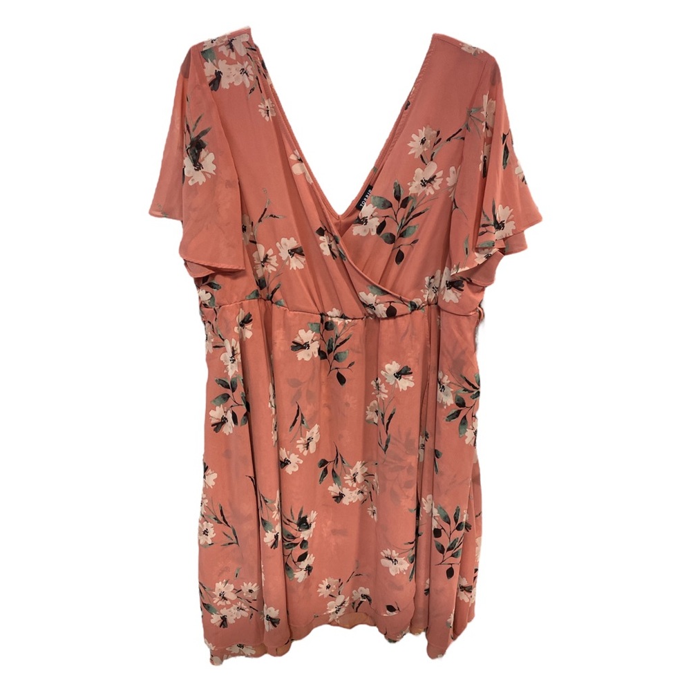 Torrid Floral Print Knee Length Dress | Women's Size 1